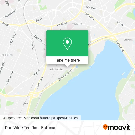 Dpd Vilde Tee Rimi map
