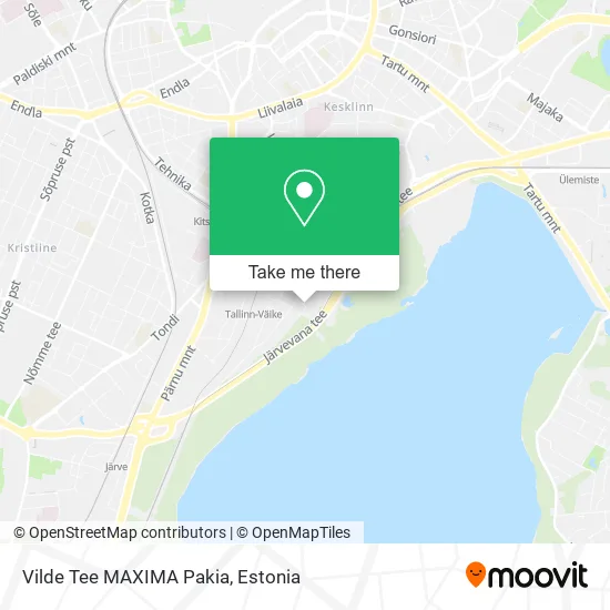 Карта Vilde Tee MAXIMA Pakia