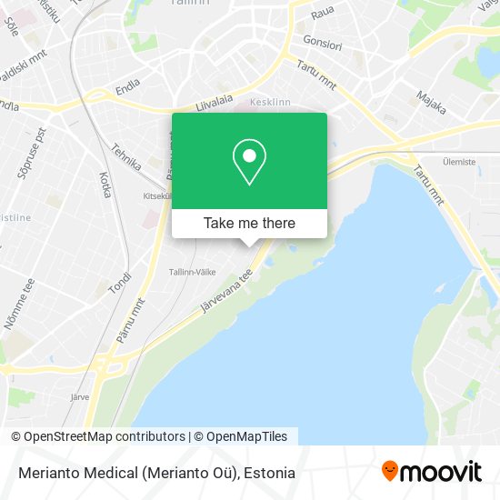 Карта Merianto Medical (Merianto Oü)
