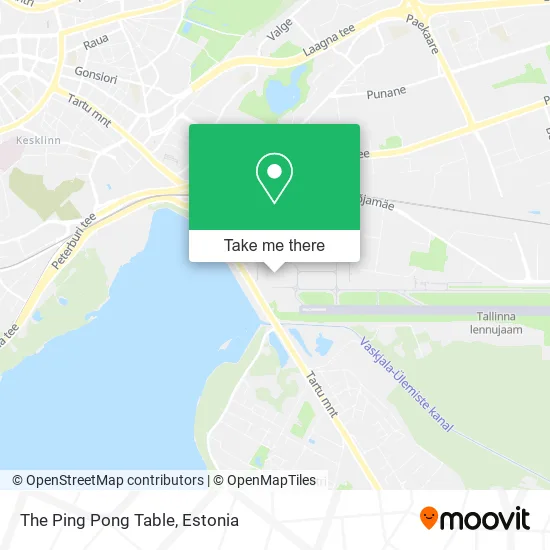 The Ping Pong Table map