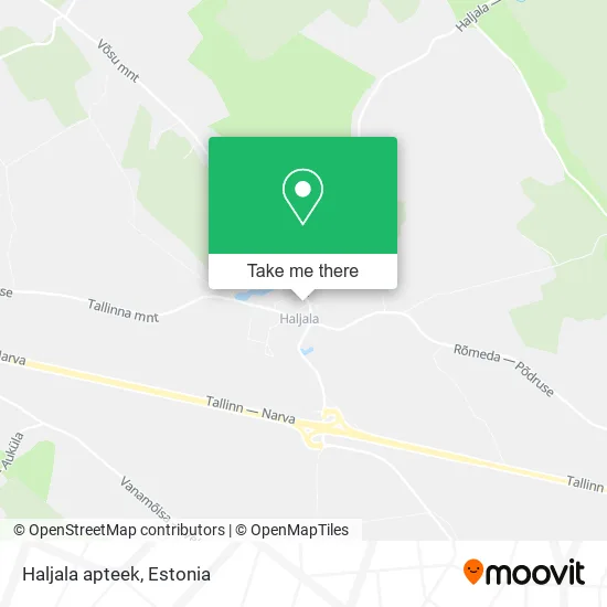 Карта Haljala apteek