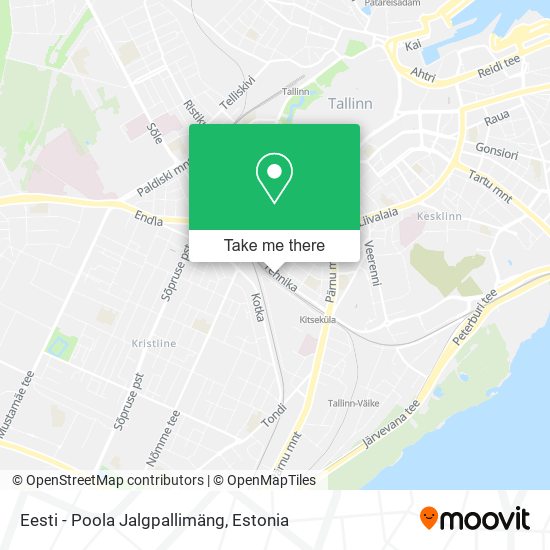 Eesti - Poola Jalgpallimäng map