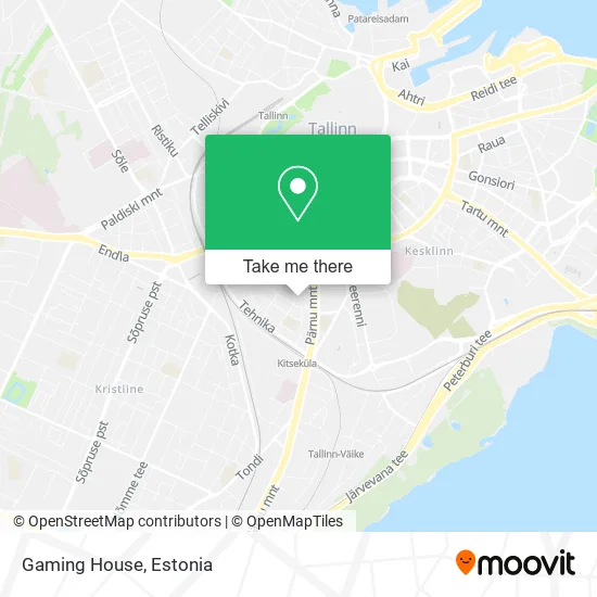Gaming House map