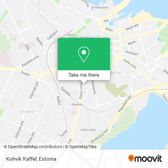 Kohvik Kaffel map
