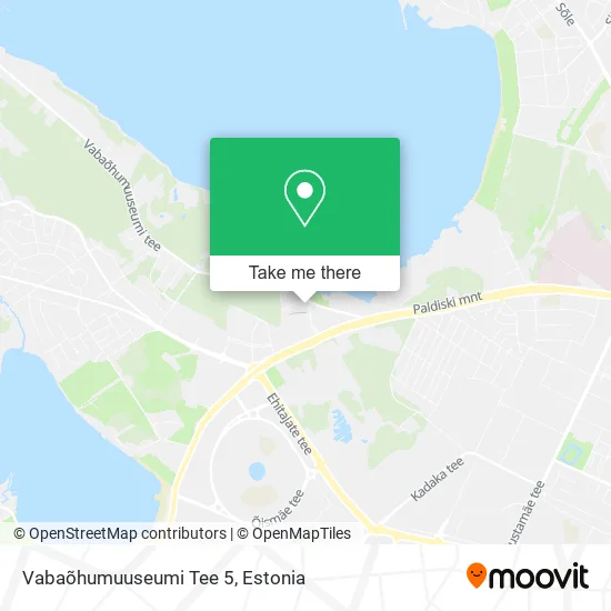 Карта Vabaõhumuuseumi Tee 5