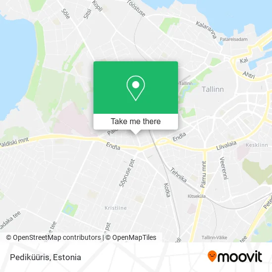 Pediküüris map