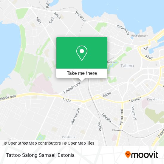 Карта Tattoo Salong Samael