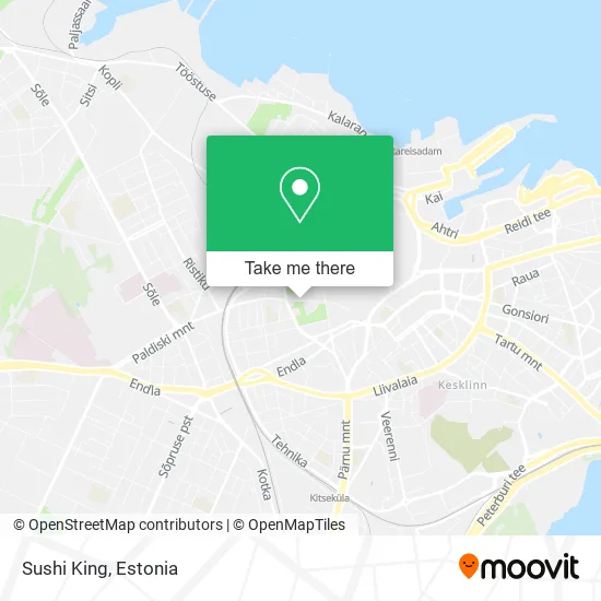 Карта Sushi King