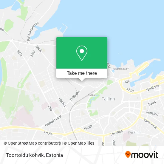 Карта Toortoidu kohvik