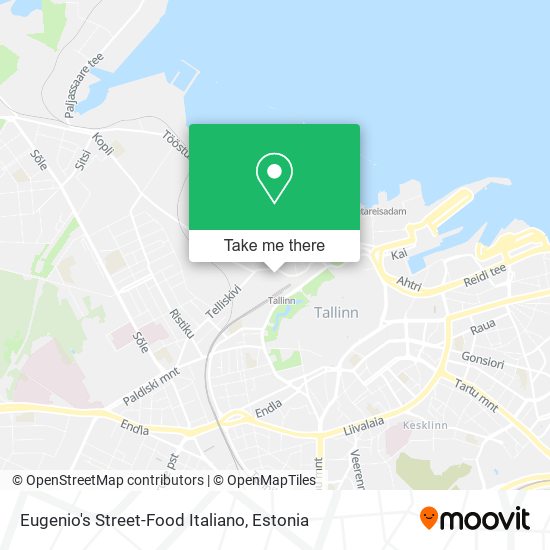 Карта Eugenio's Street-Food Italiano