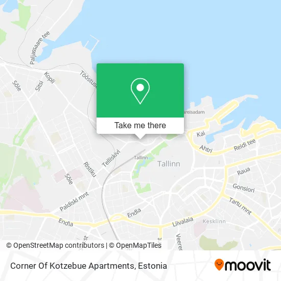 Карта Corner Of Kotzebue Apartments