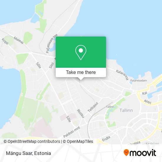 Карта Mängu Saar