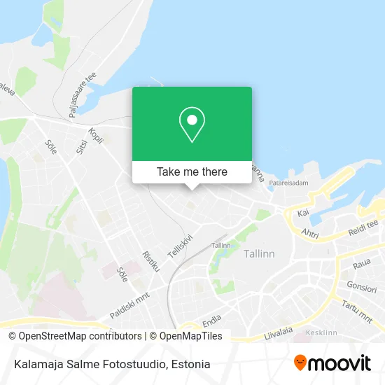 Карта Kalamaja Salme Fotostuudio