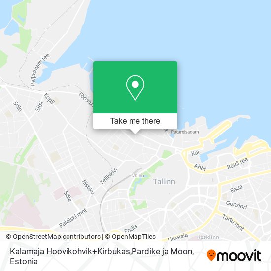 Kalamaja Hoovikohvik+Kirbukas,Pardike ja Moon map