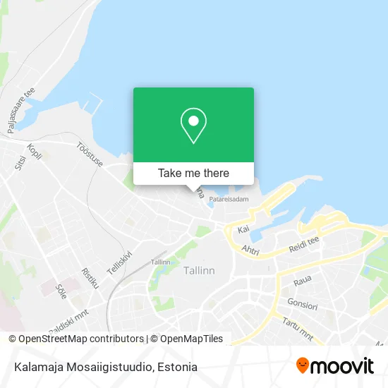 Карта Kalamaja Mosaiigistuudio