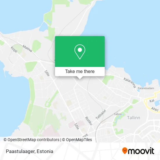 Paastulaager map