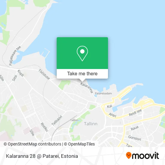 Карта Kalaranna 28 @ Patarei