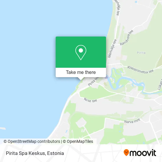 Pirita Spa Keskus map