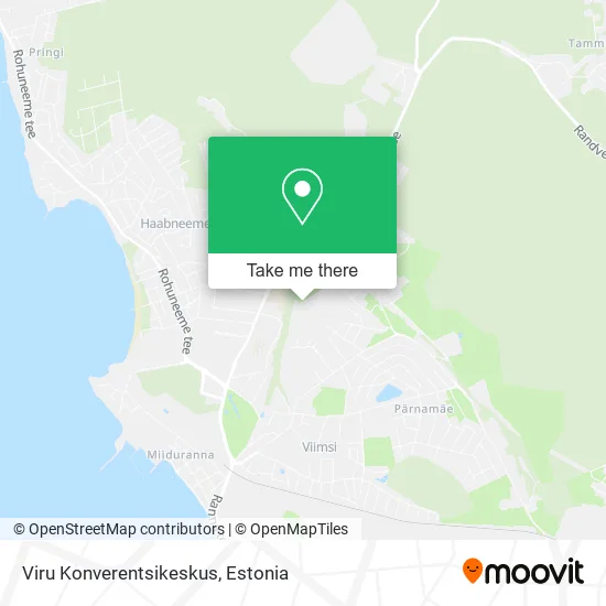 Viru Konverentsikeskus map