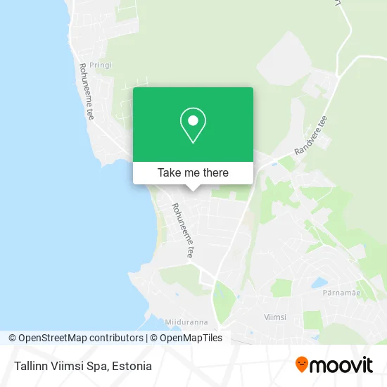 Tallinn Viimsi Spa map