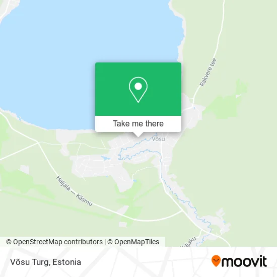 Карта Võsu Turg