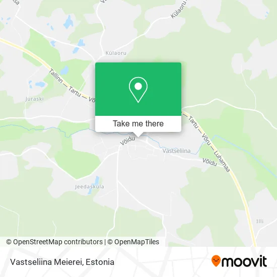 Карта Vastseliina Meierei