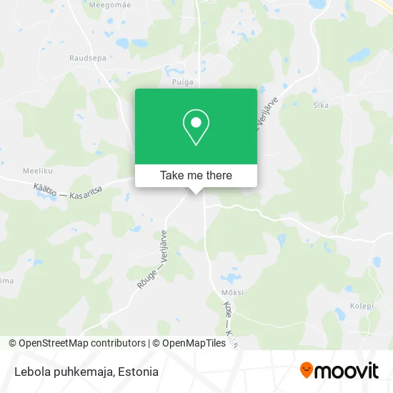 Карта Lebola puhkemaja