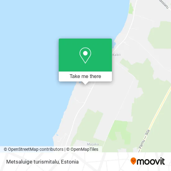 Карта Metsaluige turismitalu