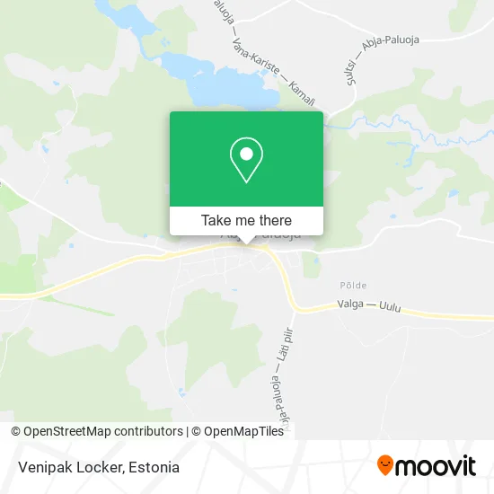 Карта Venipak Locker