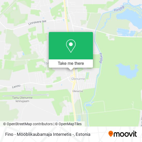 Fino - Mööblikaubamaja Internetis - map