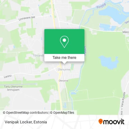 Карта Venipak Locker