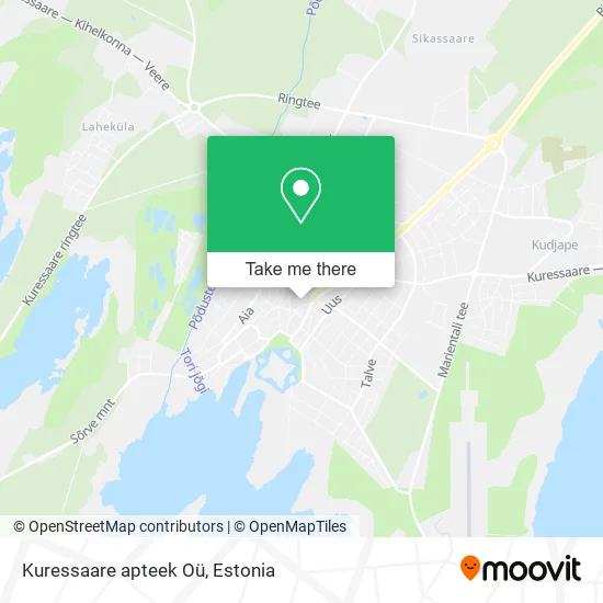 Карта Kuressaare apteek Oü