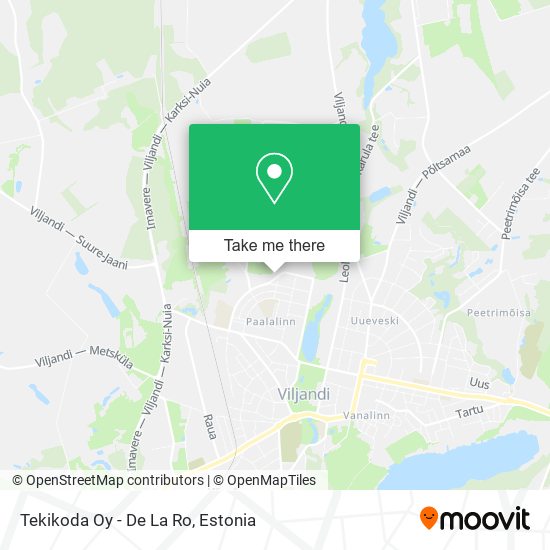 Карта Tekikoda Oy - De La Ro