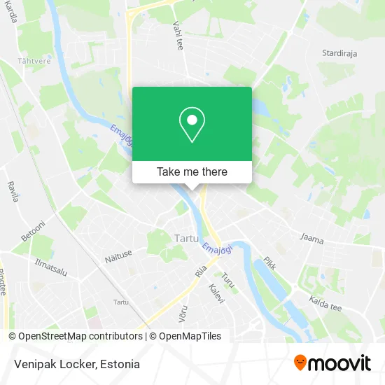 Карта Venipak Locker