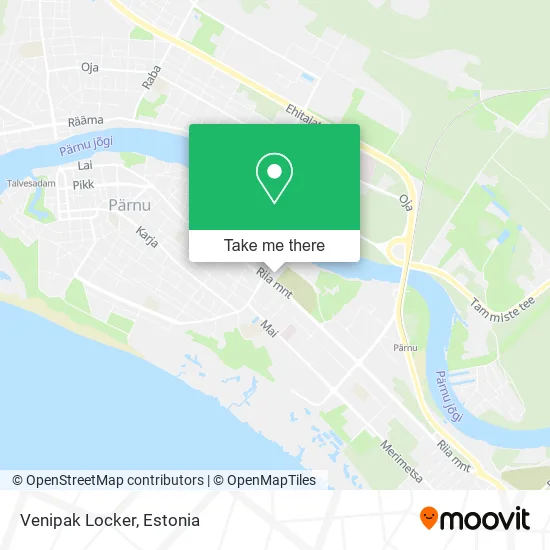 Карта Venipak Locker