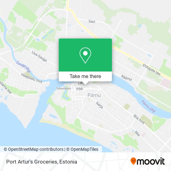 Port Artur's Groceries map