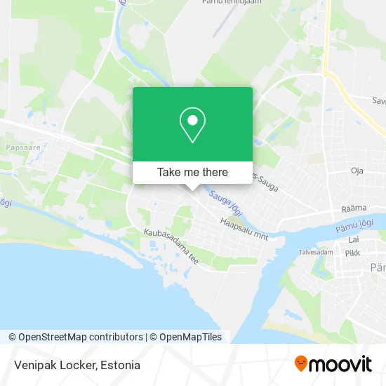 Venipak Locker map
