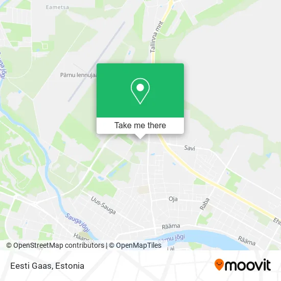 Карта Eesti Gaas