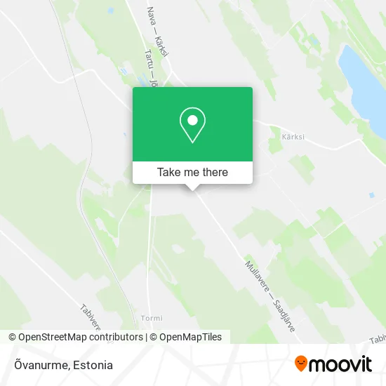 Карта Õvanurme