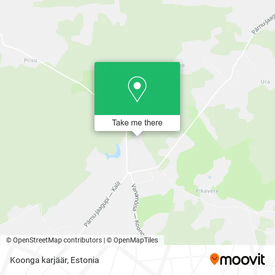 Карта Koonga karjäär