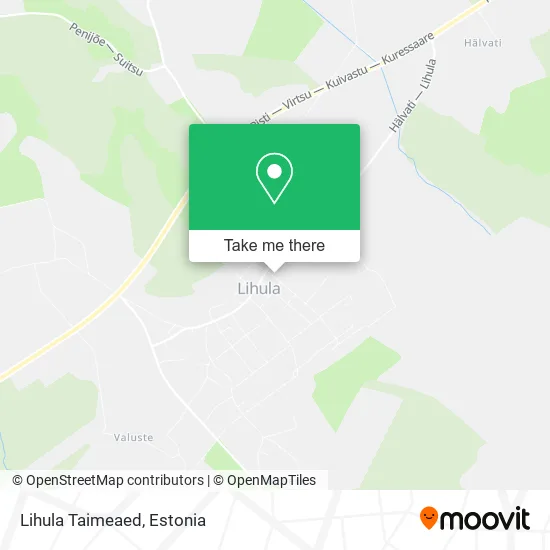 Карта Lihula Taimeaed