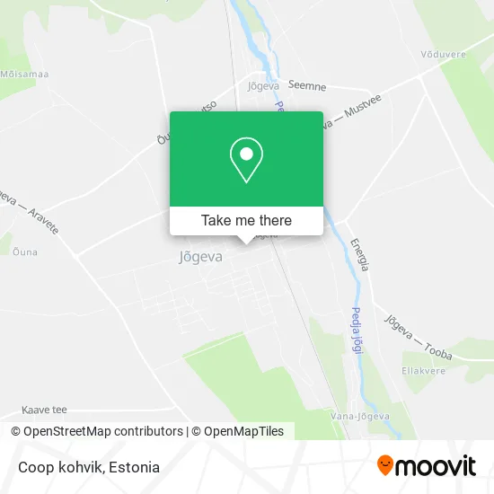 Карта Coop kohvik