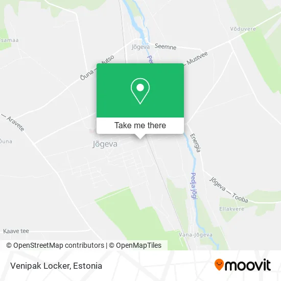 Карта Venipak Locker