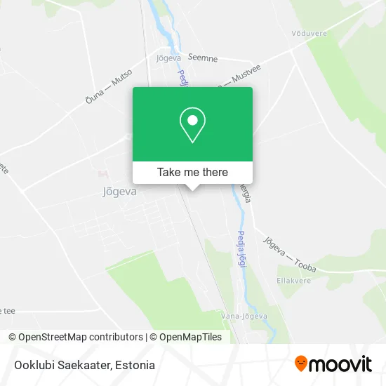 Карта Ooklubi Saekaater