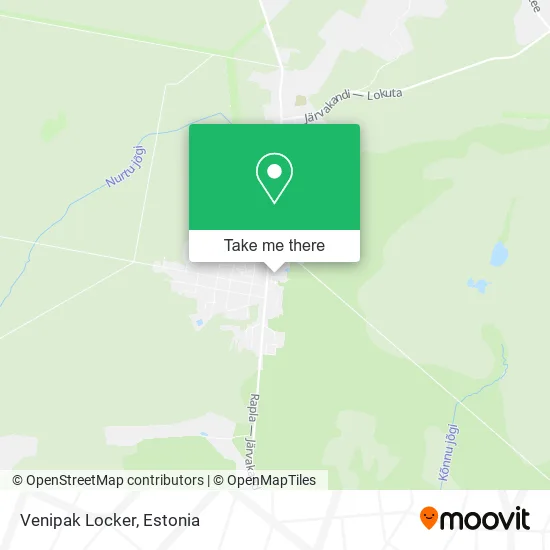 Карта Venipak Locker