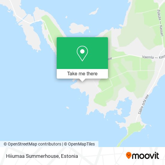 Карта Hiiumaa Summerhouse