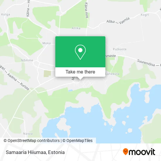 Samaaria Hiiumaa map