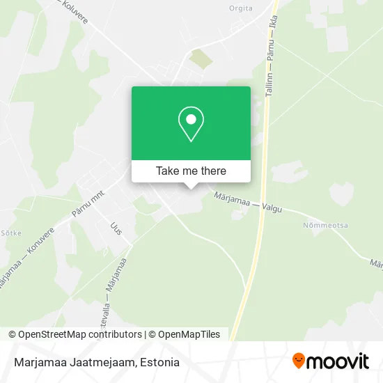 Карта Marjamaa Jaatmejaam