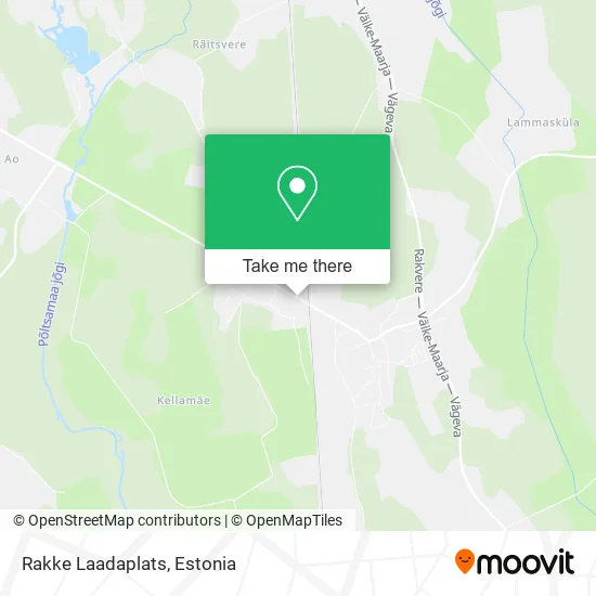 Карта Rakke Laadaplats