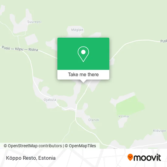 Карта Köppo Resto